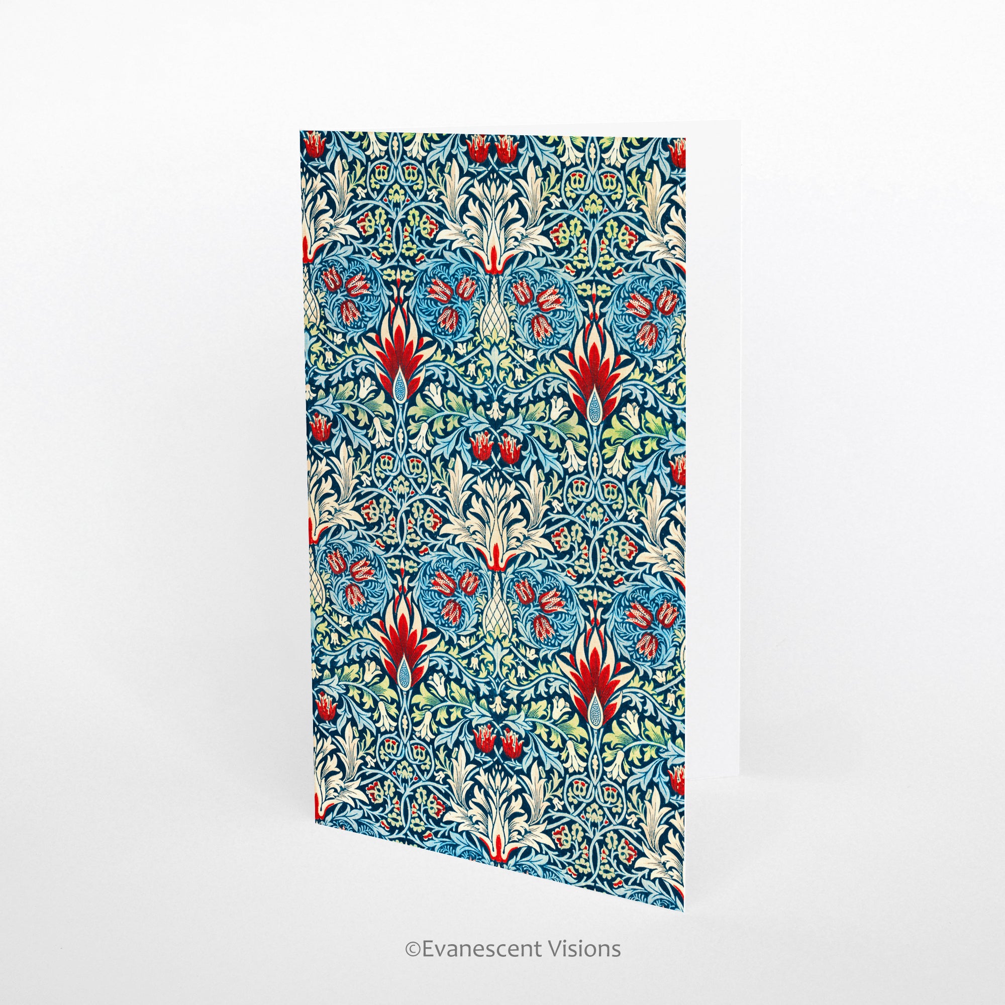 William Morris Fine Art Snakeshead Greeting Card 