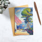 Paul Signac 'Capo Di Noli' Fine Art Cards, Pack of 10, Personalised or Blank