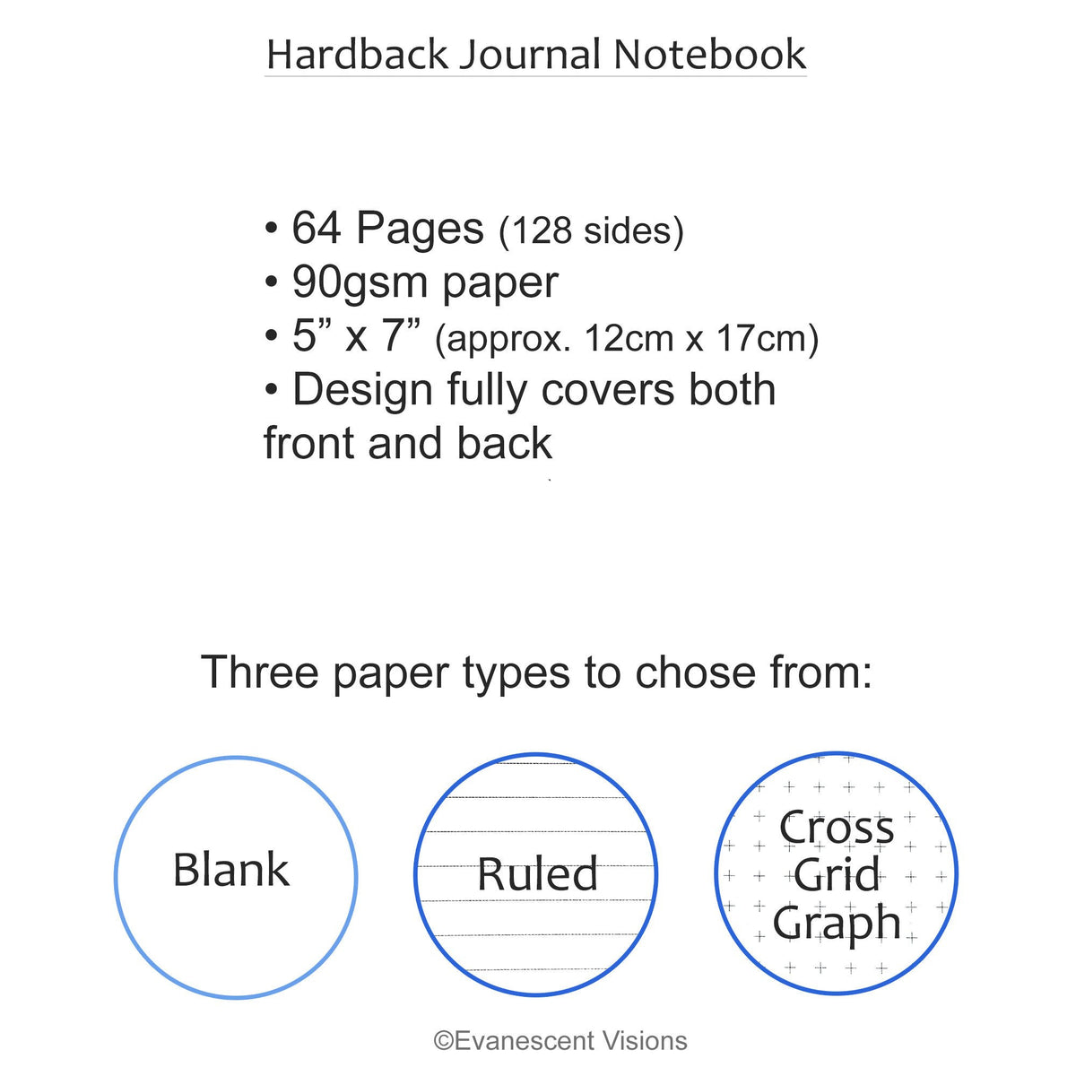 William Morris Cock Pheasant Hardcover Notebook product details and paper options